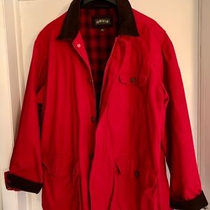 Orvis Men’s Red Field Jacket - XL